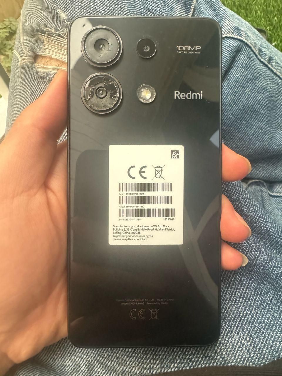 شیائومی Redmi Note 13 4G با حافظهٔ ۲۵۶ گیگابایت|موبایل|تهران, جنت‌آباد شمالی|دیوار