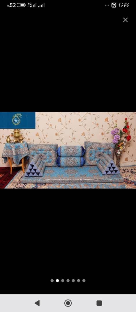 پشتی بالشت شاه نشین|پشتی|سمنان, |دیوار