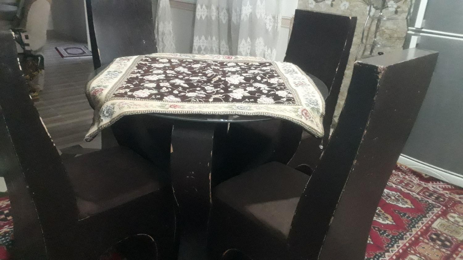 میز ناهار خوری ۴نفره|میز و صندلی غذاخوری|بروجرد, |دیوار