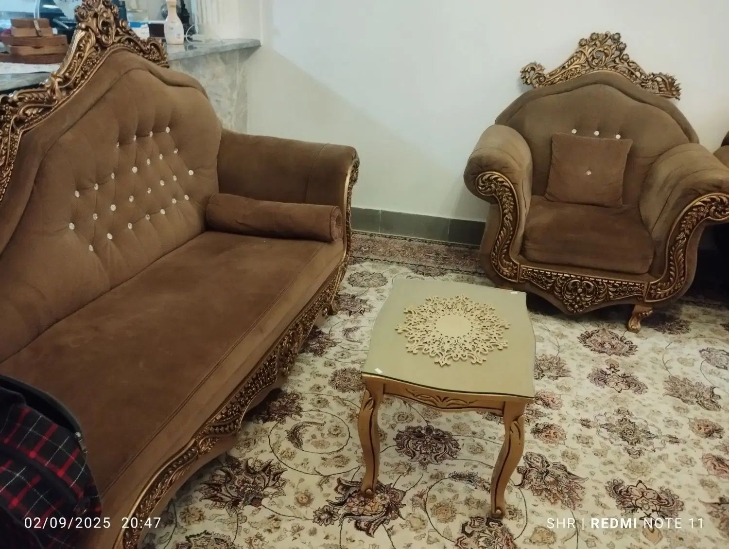 مبل ۸ نفره|مبلمان خانگی و میز عسلی|مشهد, شهید معقول|دیوار