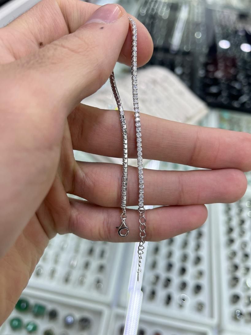 دستبند نقره تنیسی دخترانه|جواهرات|اصفهان, دشتستان|دیوار