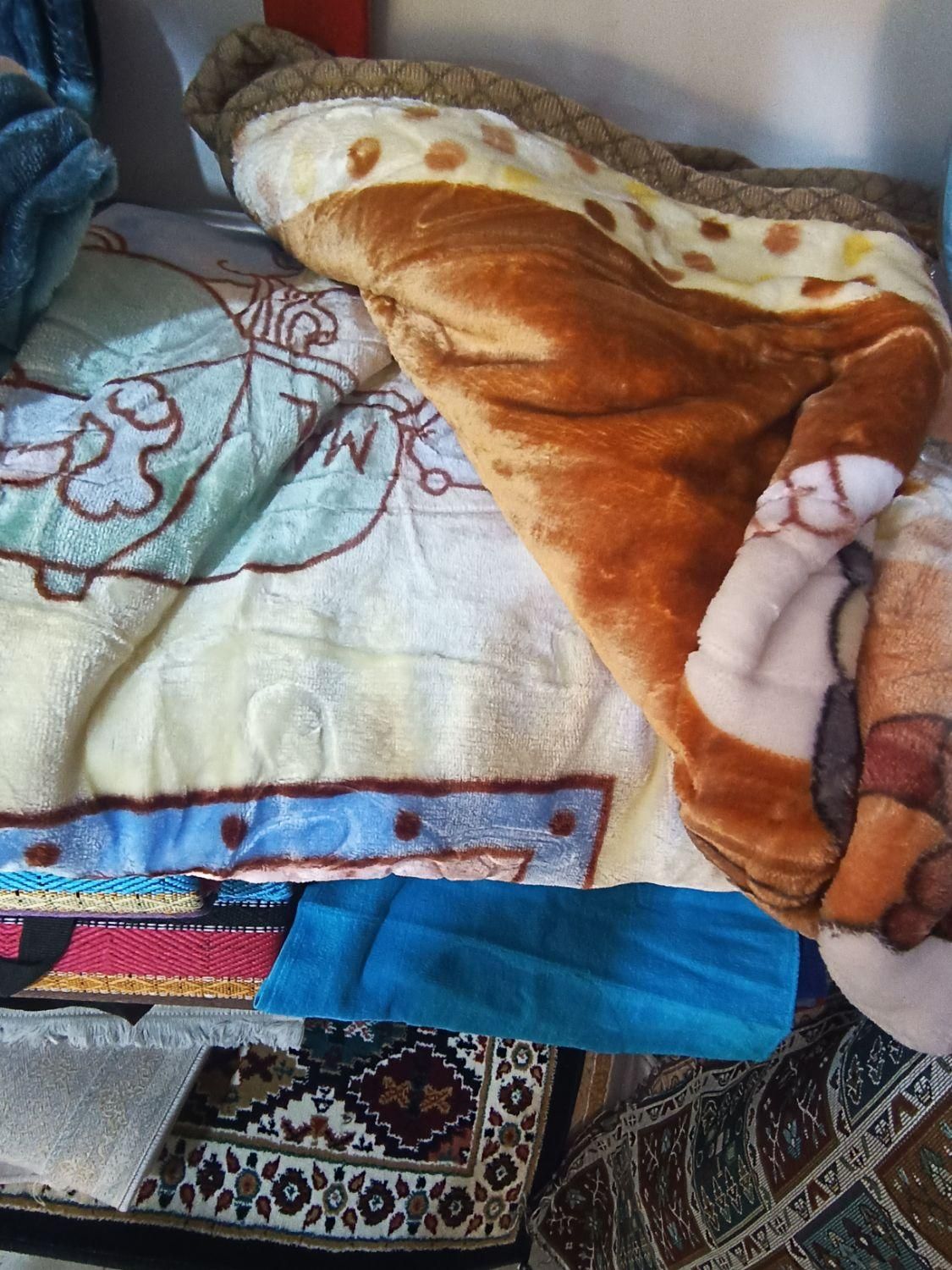 روتختی دونفره  پتو بچگانه باکس روفرشی رو بالشتی|رختخواب، بالش، پتو|شاهین دژ, |دیوار