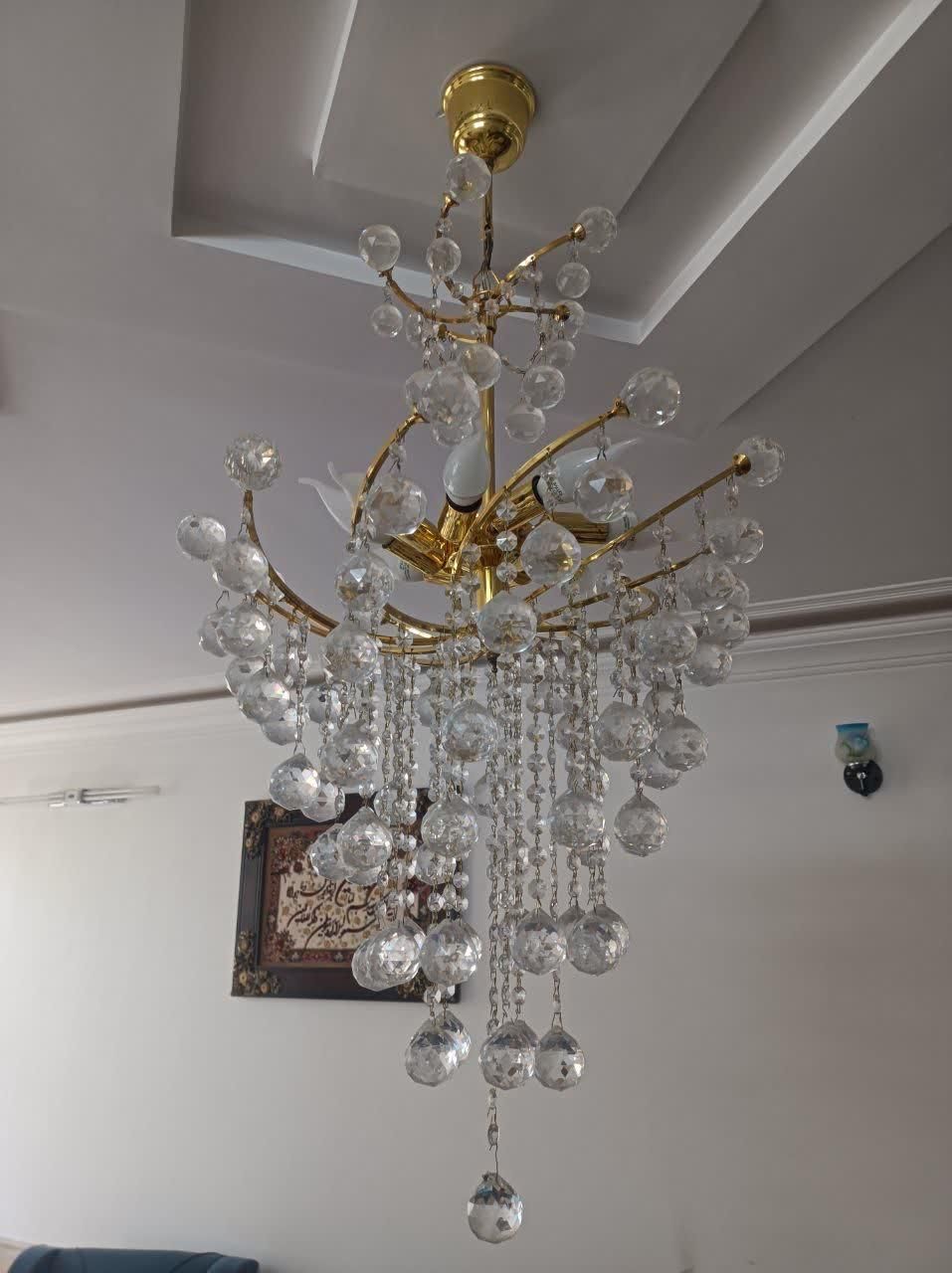 لوستر|لوستر و چراغ آویز|آران و بیدگل, |دیوار