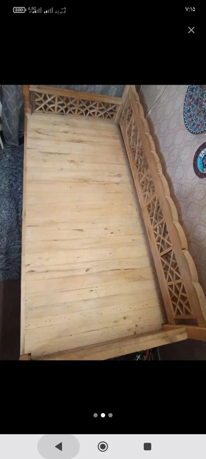 تخت سنتی رنگ خام|تخت و سرویس خواب|تهران, مطهری|دیوار