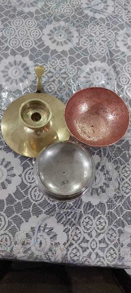 ظروف مسی قدیمی|صنایع دستی و سایر لوازم تزئینی|تهران, شهرک استقلال|دیوار