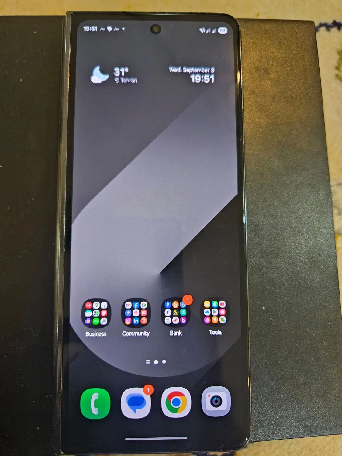 Galaxy Z Fold 5 5g دوسیم مشکی|موبایل|تهران, پاسداران|دیوار