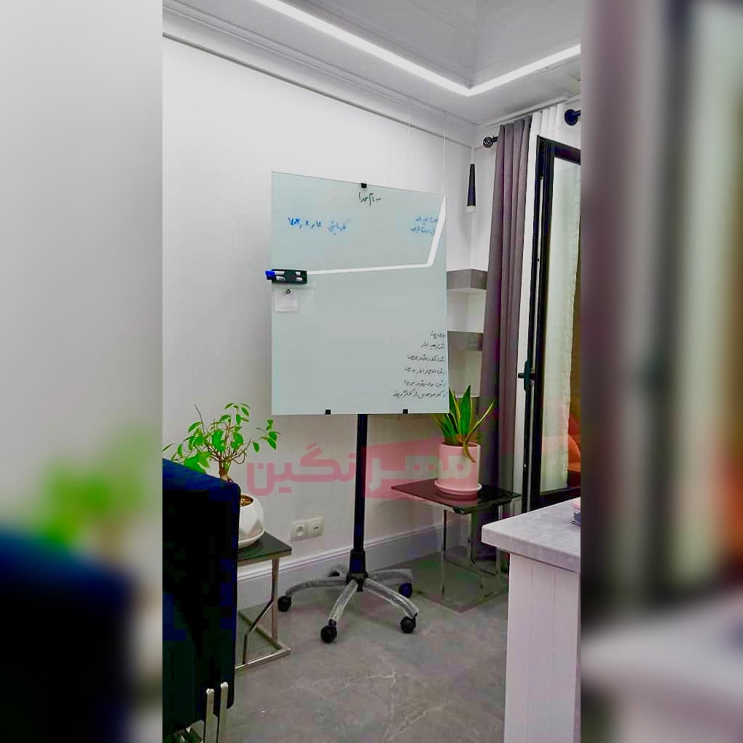 تخته وایت برد شیشه ای 100×150 پرتابل مدل مهرنگین|لوازم التحریر|تهران, شهرک ولیعصر جنوبی|دیوار