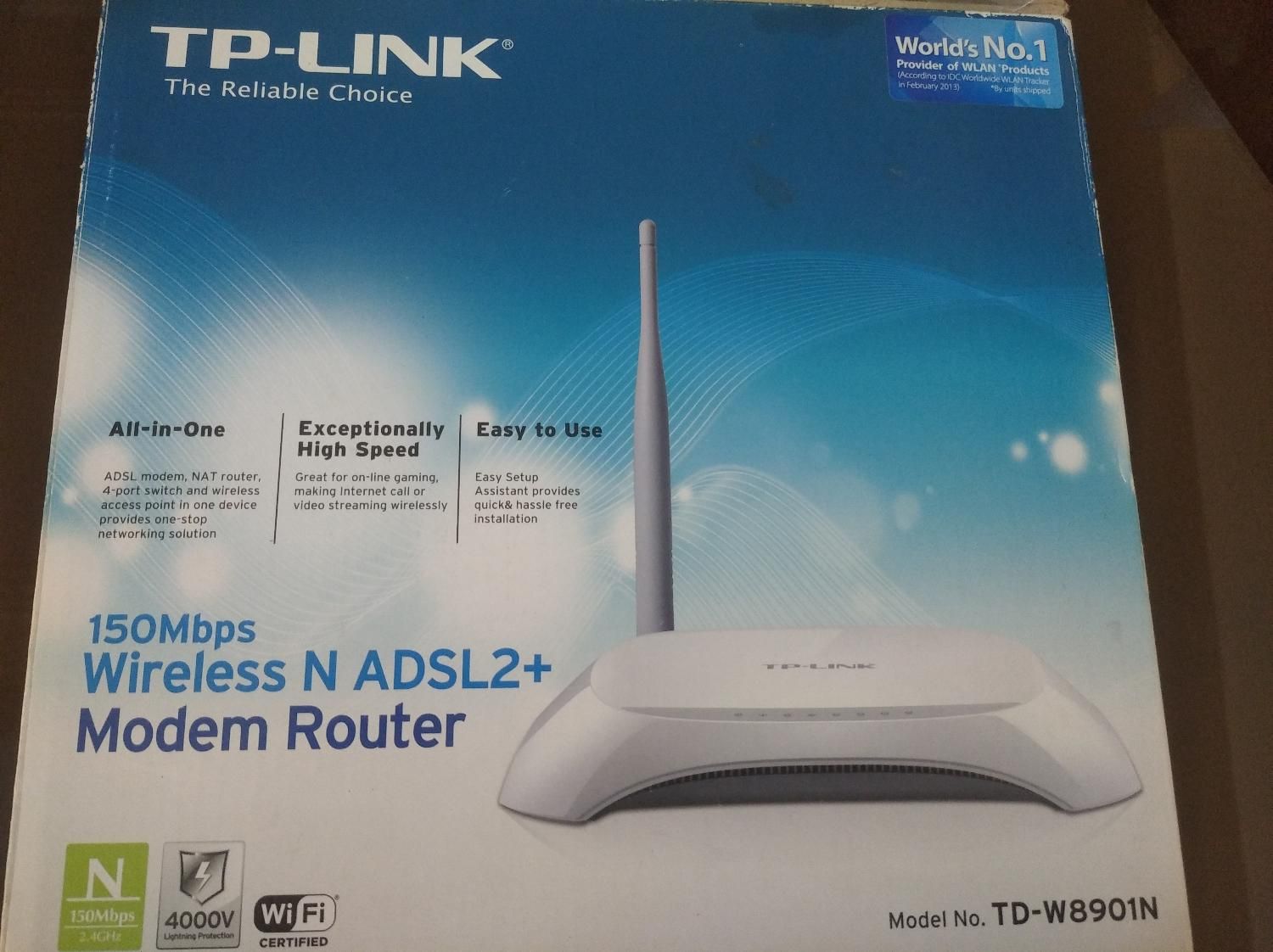 مودم ADSL+router|مودم و تجهیزات شبکه|تهران, پیروزی|دیوار