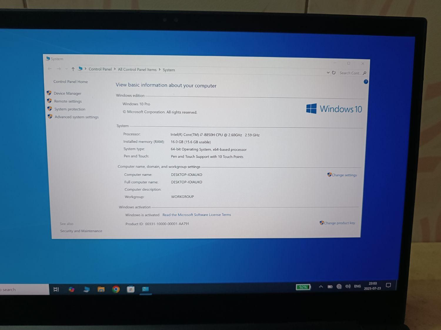 Lenovo ThinkPad P1|رایانه همراه|اصفهان, کوجان|دیوار
