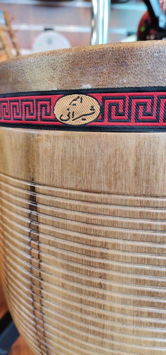 تنبک شیرانی /چوب گردو پوست شتر/بدنه یک تیکه|درام و پرکاشن|نوشهر, |دیوار