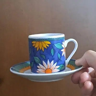 سرویس چای خوری طرح گل بابونه و آفتابگردان|ظروف سرو و پذیرایی|تهران, امین حضور|دیوار