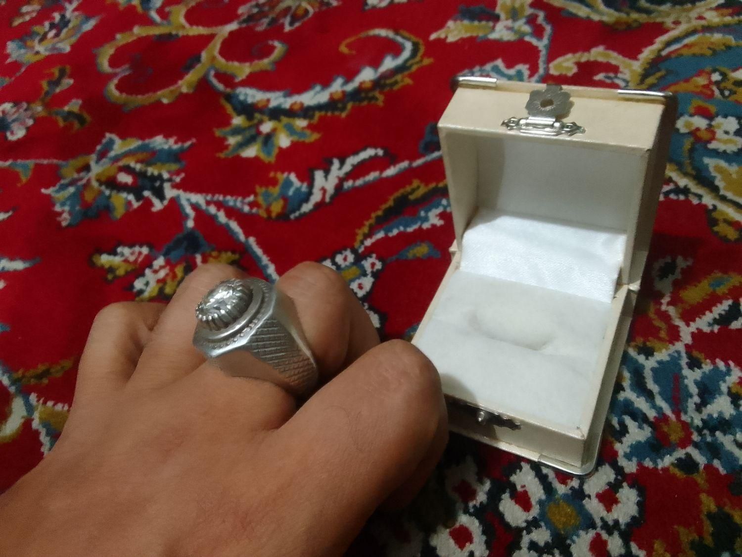 انگشتر نقره پنبه شاهانه الماس موزانایت استاد جباری|جواهرات|تهران, شریف‌آباد|دیوار
