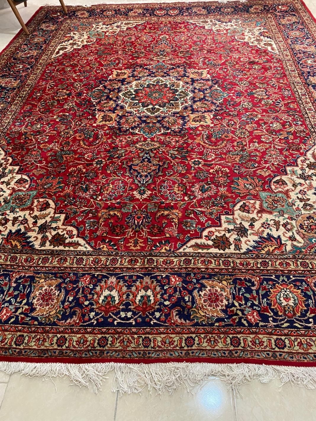 فرش ۱۲ متری دستبافت مارکدار|فرش|کرج, برغان|دیوار