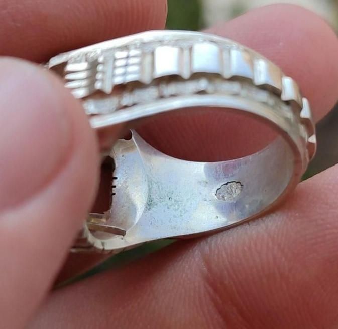 انگشتر نقره دستساز شهریار مدل رولکسی|بدلیجات|تهران, نیروی هوایی (پیروزی)|دیوار