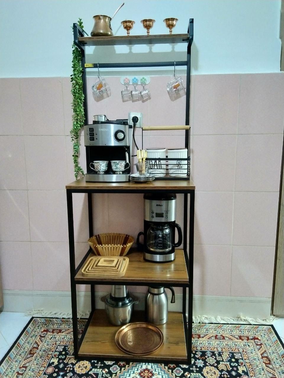 استند قهوه و کافی بار مدرن با گارانتی|کتابخانه، شلف، قفسههای دیواری|مشهد, خواجه ربیع|دیوار