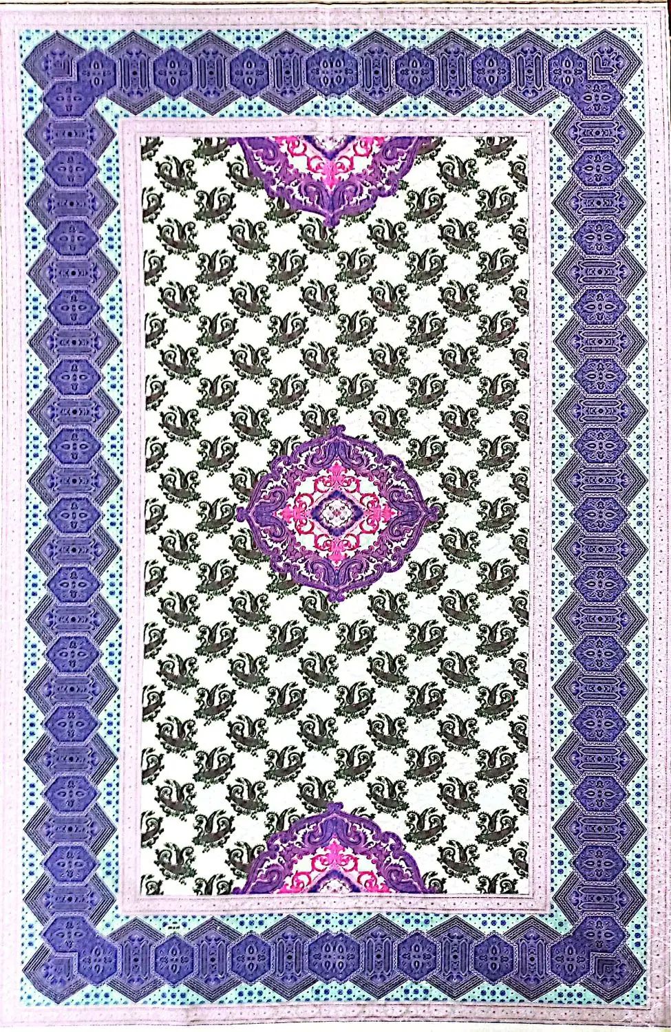 رومیزی یا زیرسفره مخمل شانل رنگ ثابت (بزرگ وکوچک)|پرده، رانر، رومیزی|مشهد, شاهد (شهرک غرب)|دیوار