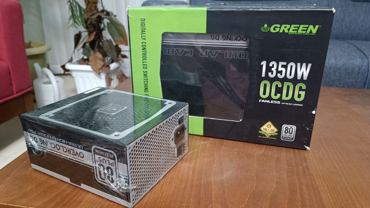 ** پاور کیس Green 1350w پلمپ و نو **|قطعات و لوازم جانبی رایانه|بیرجند, |دیوار