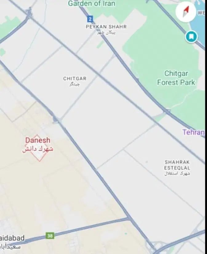 ۸۲م زمین استثنایی چیتگرجنوبی|فروش زمین و ملک کلنگی|تهران, شهرک دانشگاه|دیوار