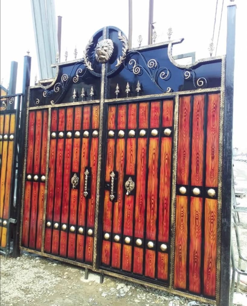 درب باغی طرح چوب درب حیاطی چوبی پارکینگی کد۱۱۱۱|مصالح و تجهیزات ساختمان|کرج, بنیاد|دیوار