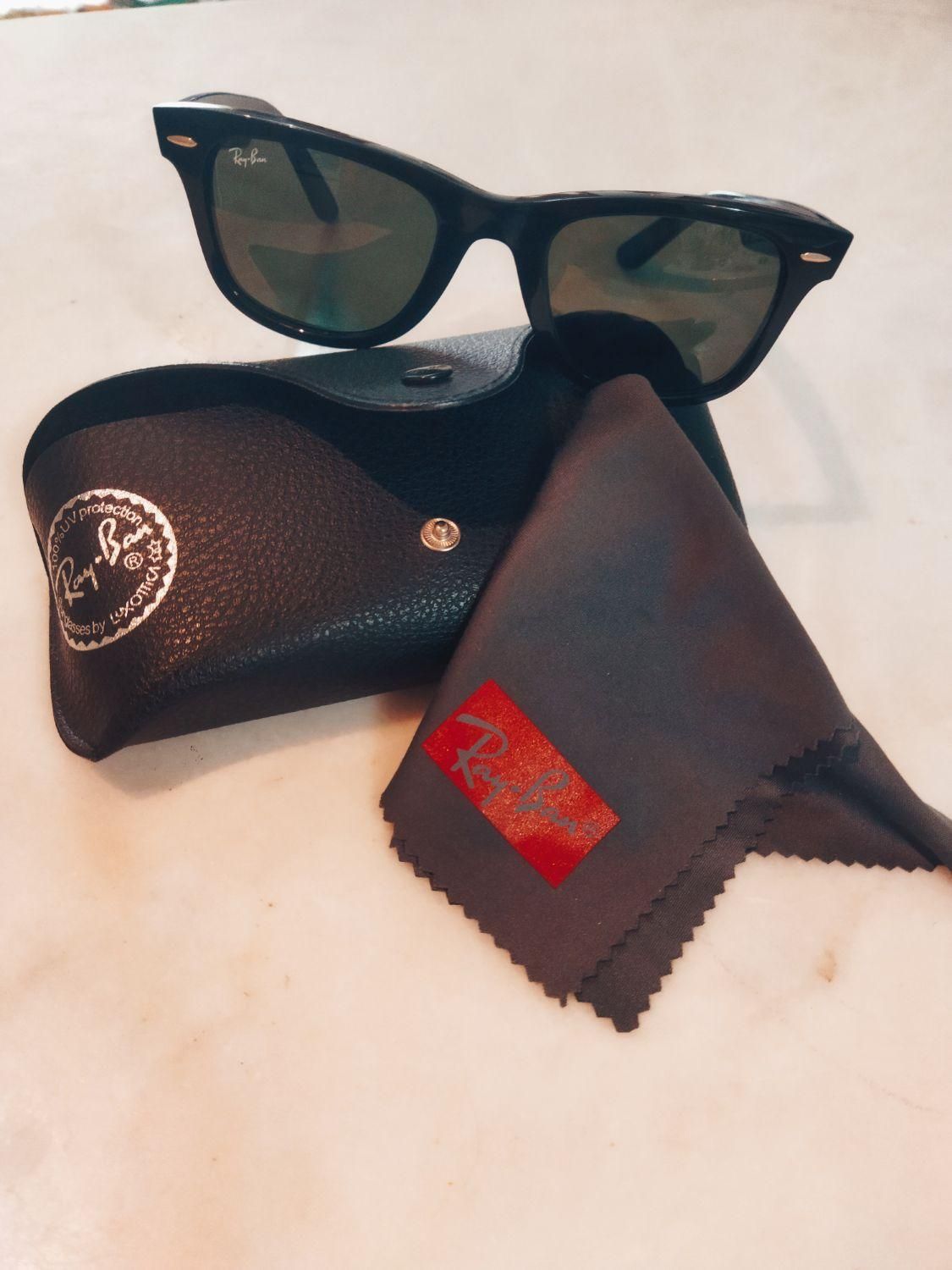 عینک آفتابی rayban wayfarer اورجینال ایتالیا|زیورآلات و اکسسوری|تبریز, |دیوار