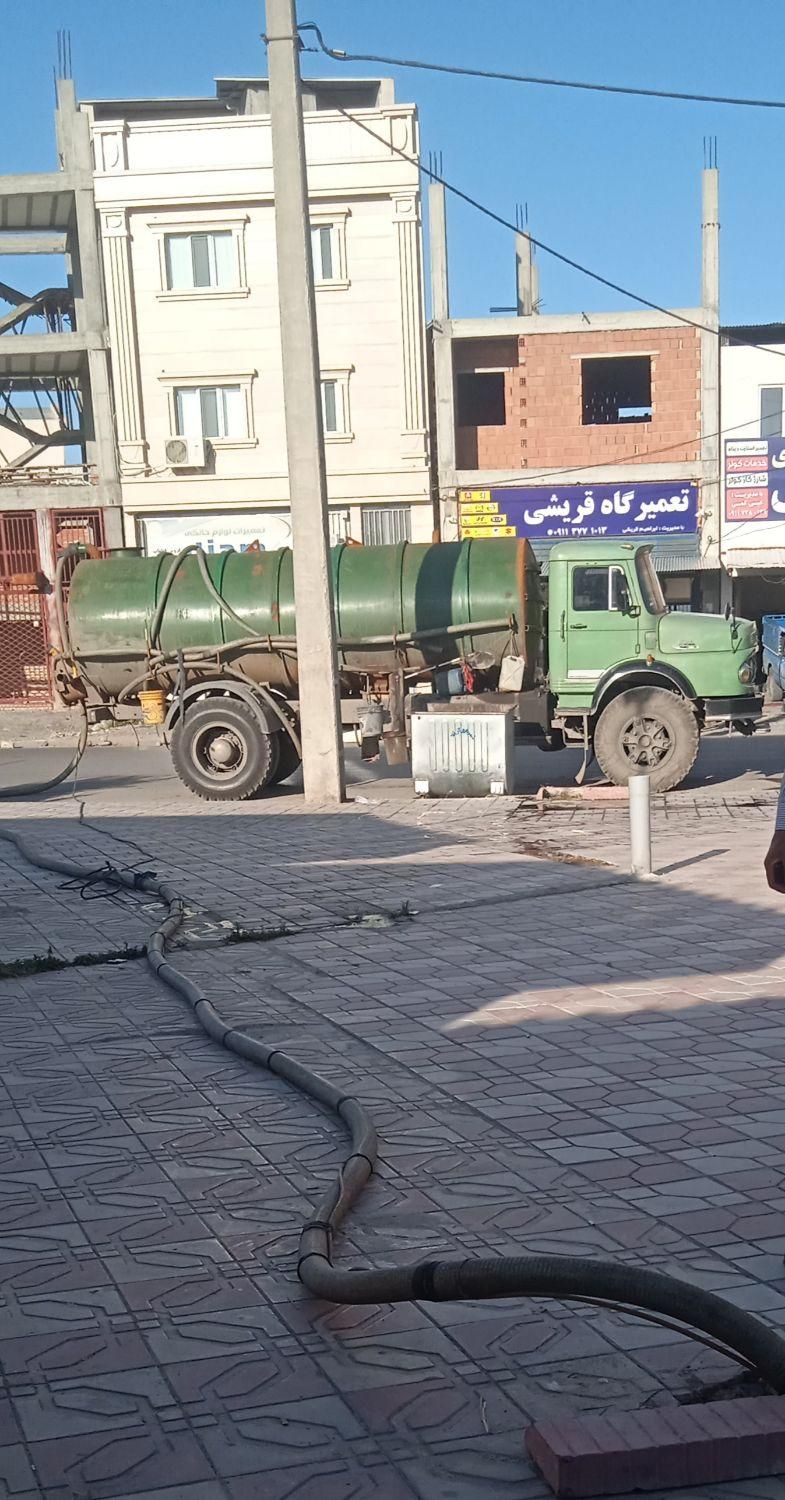 بنز تک76 تانکر تخلیه چاه ولجن کش|خودرو سنگین|تهران, علی‌آباد|دیوار