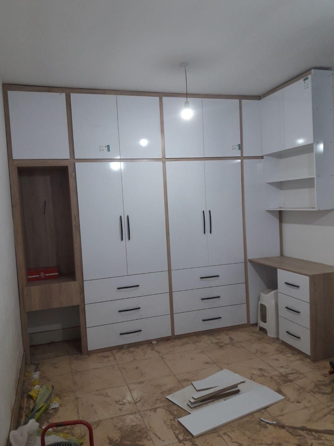 انواع مدل کمد و کاببنت|کتابخانه، شلف، قفسههای دیواری|شیروان (خراسان), |دیوار