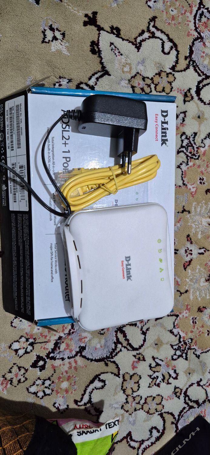 مودم روتر باسیم +ADSL2 دی لینک مدل DSL-2520U ADSL|مودم و تجهیزات شبکه|تهران, شهرک ولیعصر|دیوار