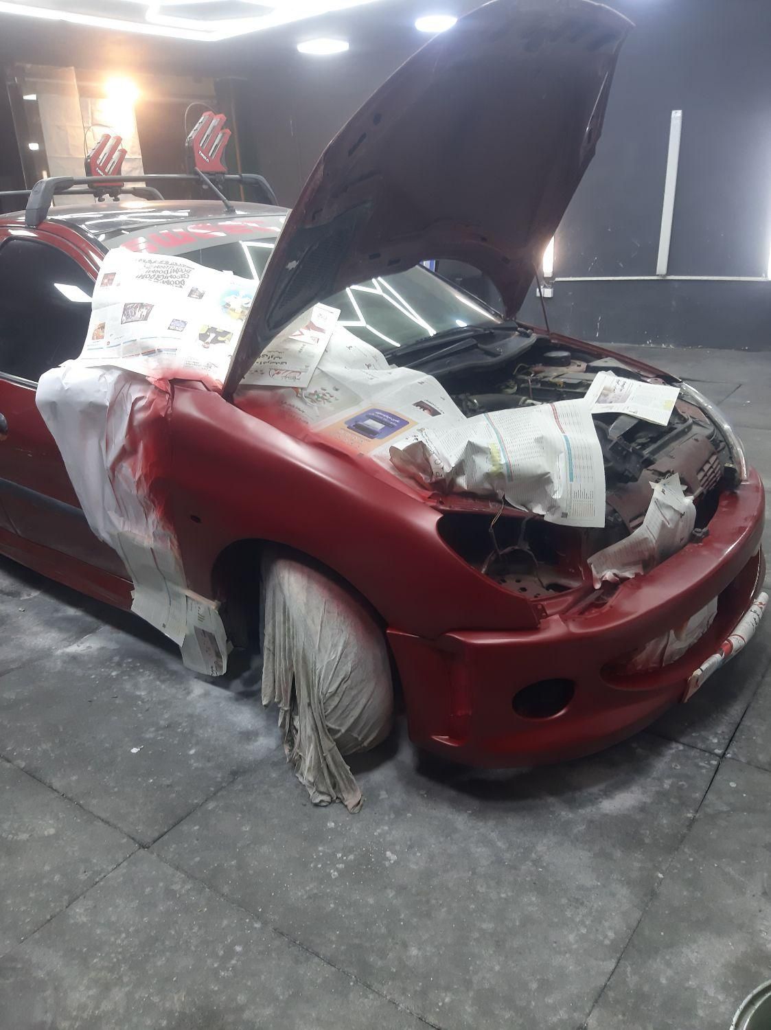 نقاشی اتومبیل سرامیک خودرو بصورت حرفه ای|خدمات موتور و ماشین|پرند, فاز ۵|دیوار