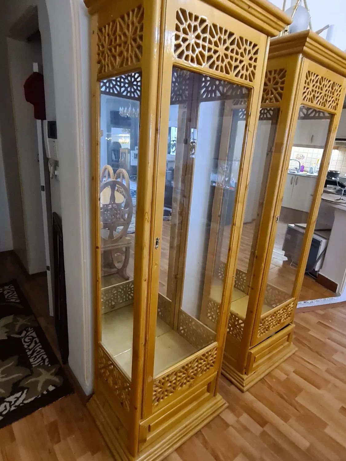 بوفه طرح سنتی شیشه وآیینه|بوفه، ویترین، کنسول|تهران, ولنجک|دیوار
