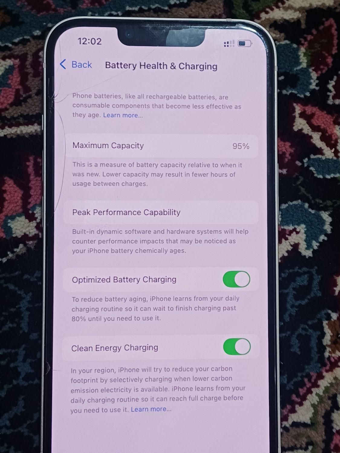 اپل iPhone 13 با حافظهٔ ۱۲۸ گیگابایت|موبایل|کرمان, |دیوار