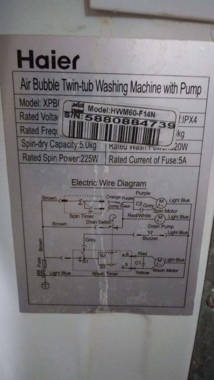 لباسشویی ۵ کیلویی|ماشین لباسشویی و خشک‌کن لباس|دلیجان, |دیوار