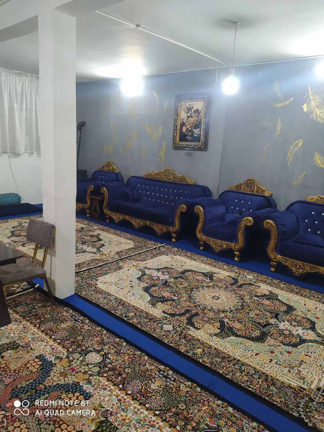 مبل مخمل کاملاً سالم ۷نفره|مبلمان خانگی و میز عسلی|مشهد, اروند|دیوار
