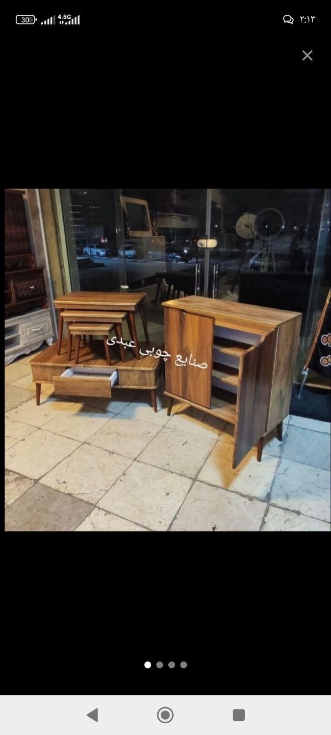 کنسول با آینه، میز ال ای دی جا کفش ،تمام ام دی اف|بوفه، ویترین، کنسول|تهران, شهرک ولیعصر جنوبی|دیوار