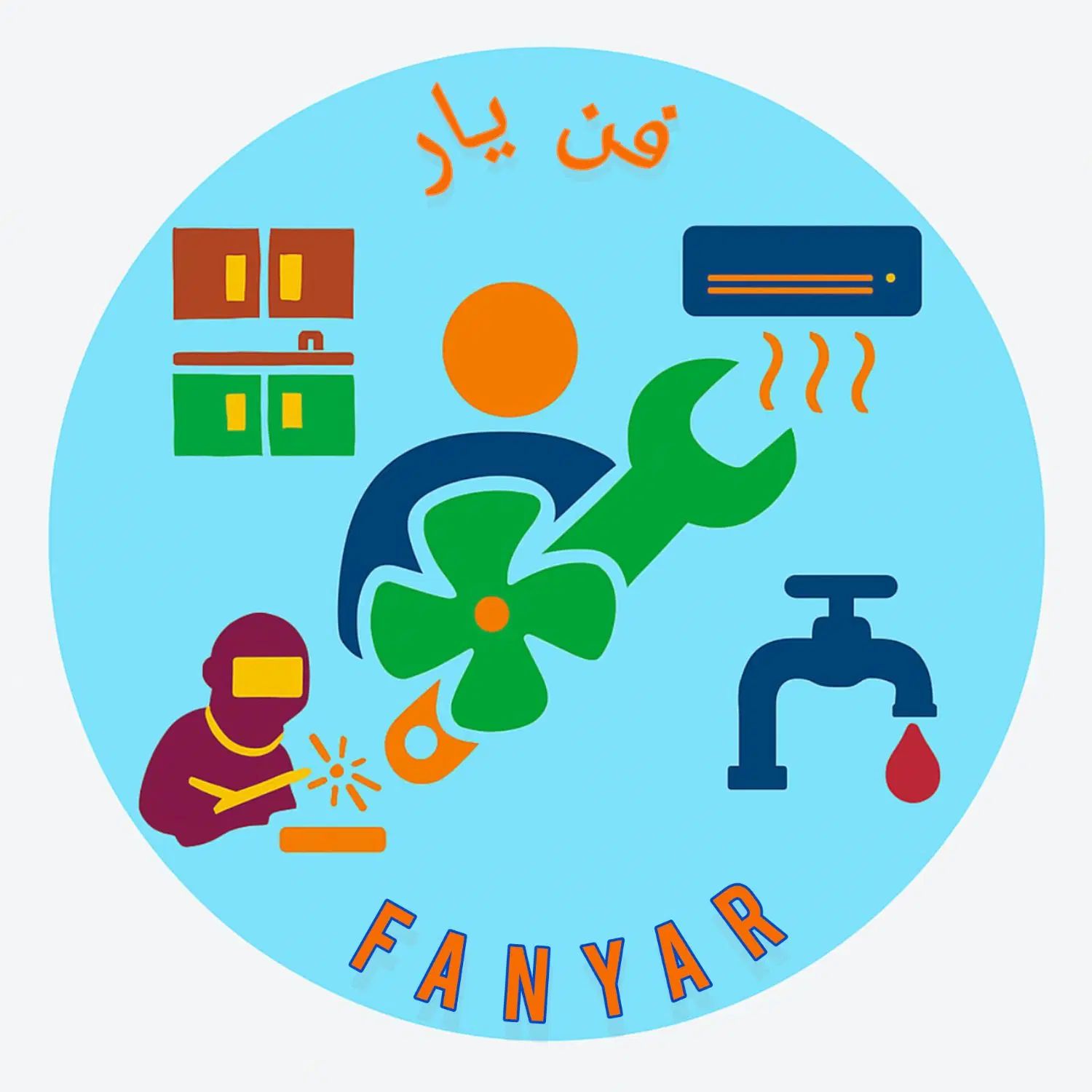 خدمات کولر آبی. گازی .کابینت .نصب محافظ برق|خدمات پیشه و مهارت|هشتگرد, شهرک گلها|دیوار