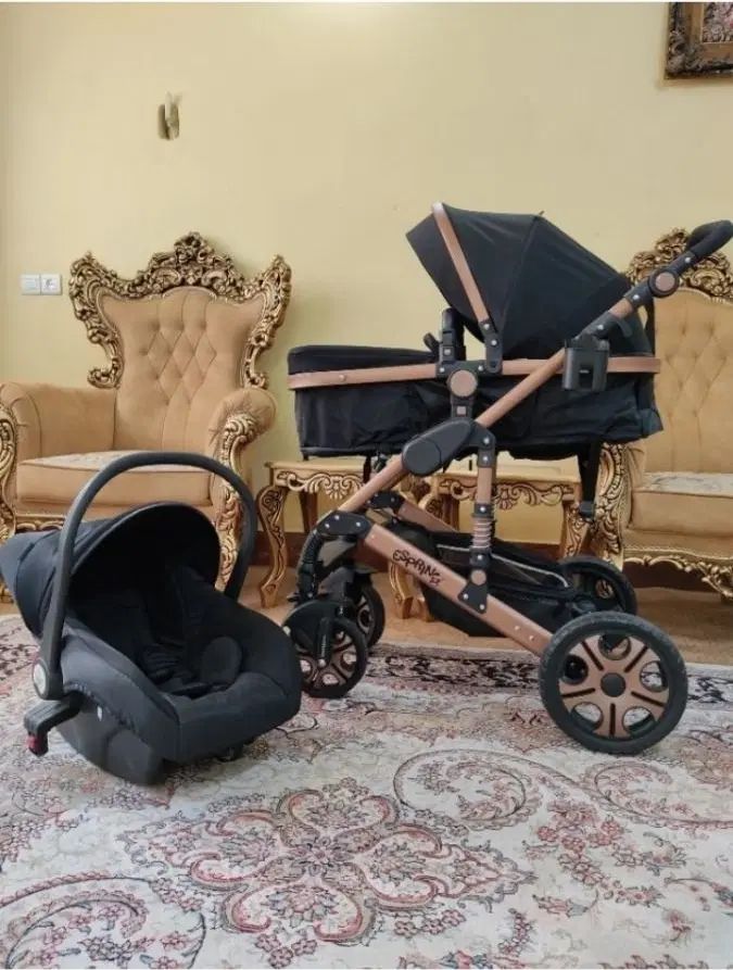 کالسکه و کریر دلیجان مدل اسپرینگ|اسباب و اثاث بچه|اصفهان, کارلادان|دیوار