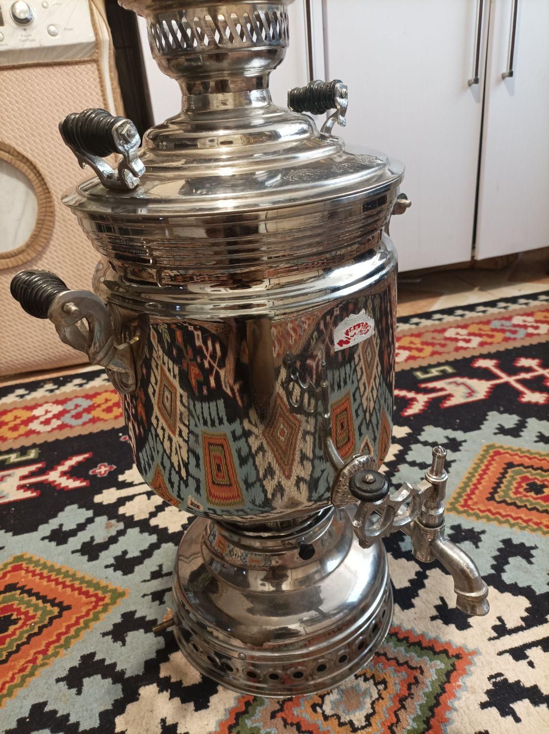 سماور گازی جنس خوب قدیمی|سماور، چای‌ساز، قهوه‌ساز|زاهدان, |دیوار