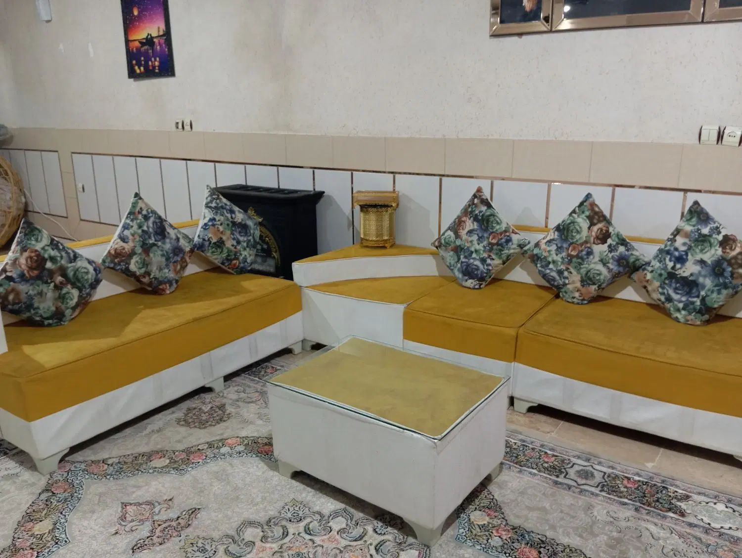 مبل ال  راحتی|مبلمان خانگی و میز عسلی|اصفهان, خانه اصفهان|دیوار