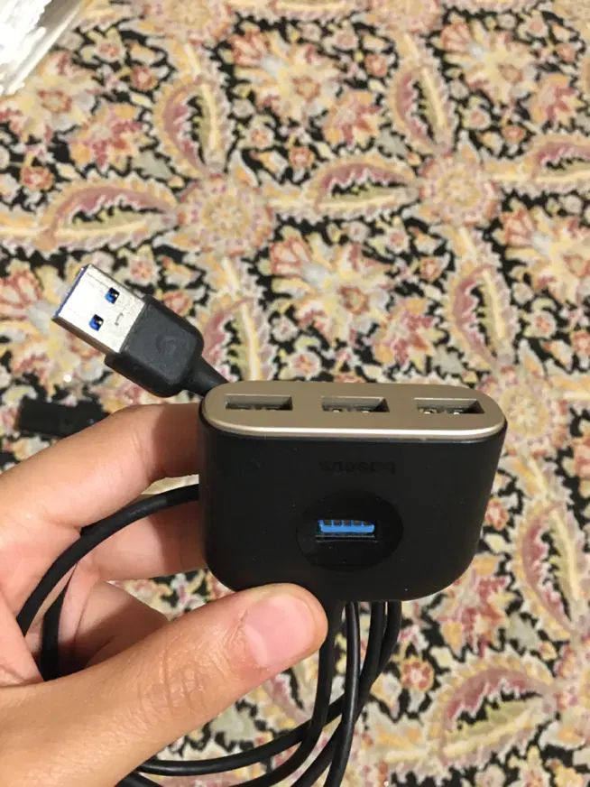 هاب 4 پورت USB 2.0 باسئوس مدل CAHUB-AY|قطعات و لوازم جانبی رایانه|تهران, شهر زیبا|دیوار