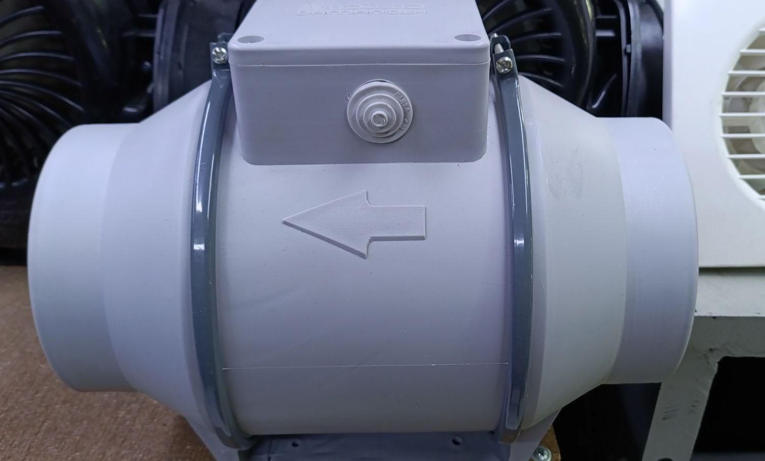 هواکش ـ فن بین کانالی دمنده|پنکه و تصفیه‌کنندهٔ هوا|ارومیه, |دیوار