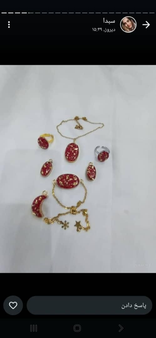 ست گردنبند گوشواره دستبند|بدلیجات|دورود, |دیوار