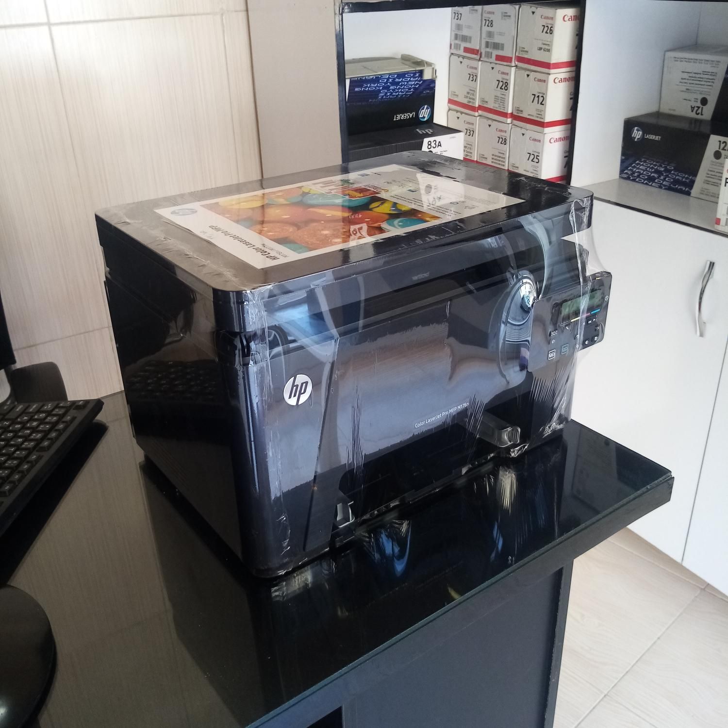 پرینتر رنگی سه کاره شبکه(wifi) دار اچ پی 176|پرینتر، اسکنر، کپی، فکس|میبد, |دیوار