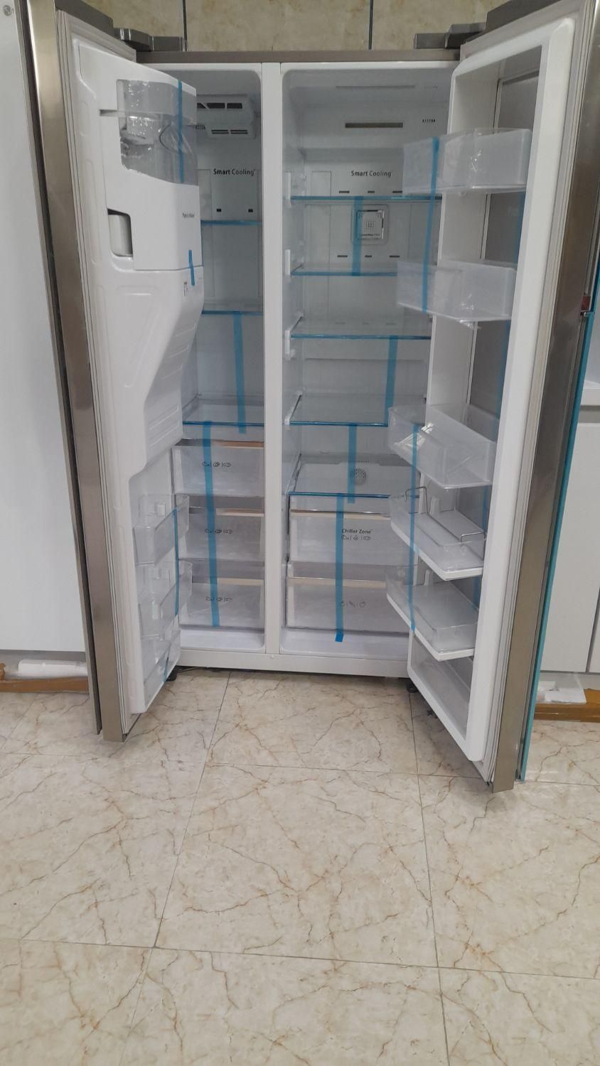 یخچال و فریزر ساید بای ساید ۳۲ فوت اسنوا مدل 3320|یخچال و فریزر|کرج, شهرک نهال و بذر|دیوار