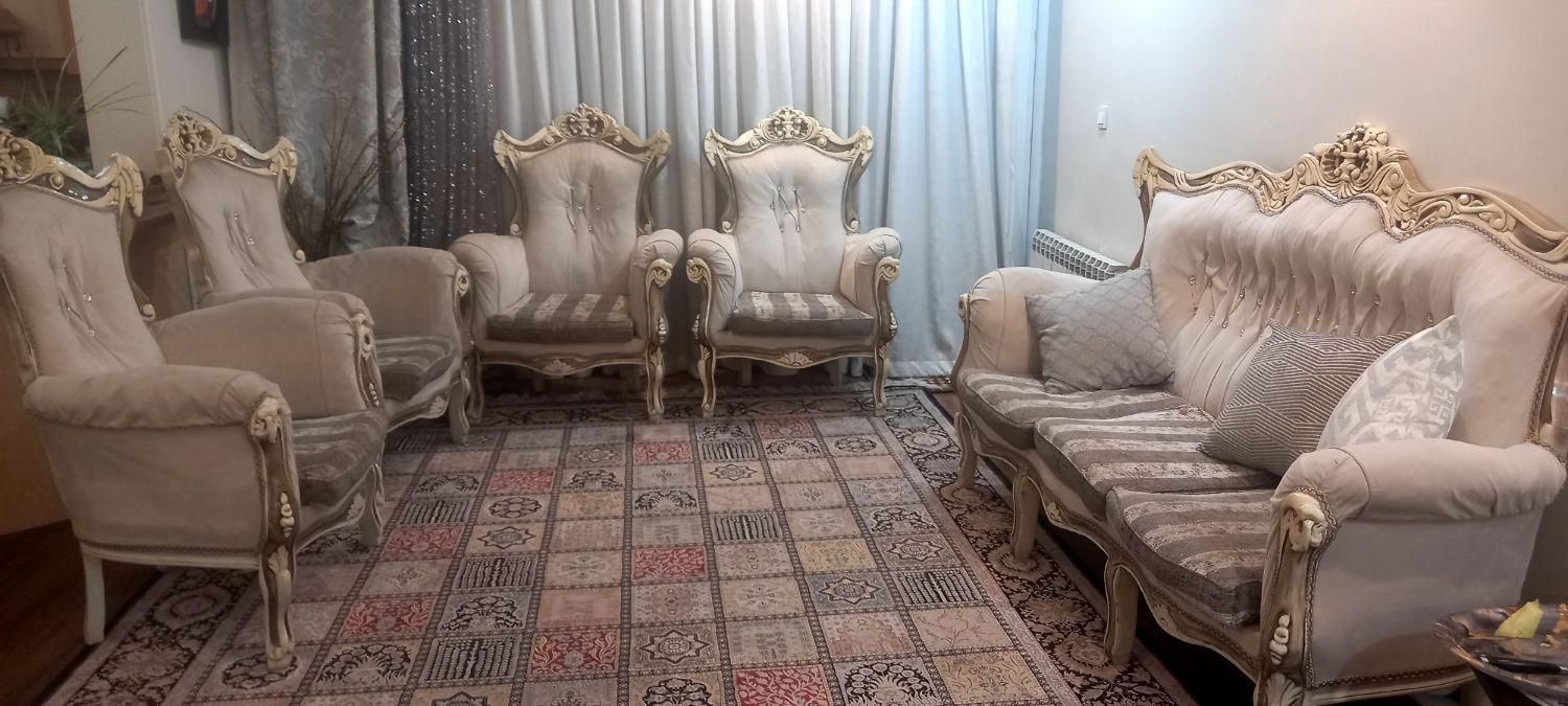 مبل استیل ۷ نفره|مبلمان خانگی و میز عسلی|تهران, دزاشیب|دیوار