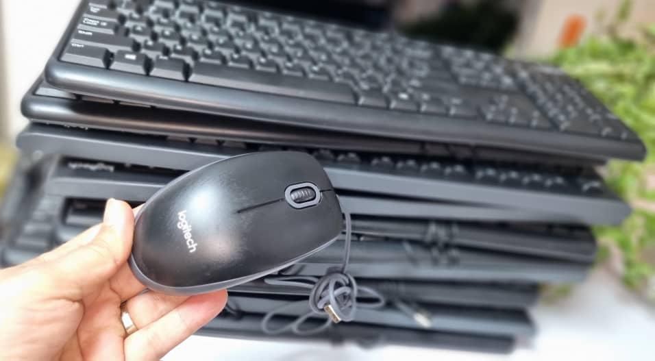 ست موس و کیبورد کاملا اورجینال logitech|قطعات و لوازم جانبی رایانه|اردبیل, |دیوار