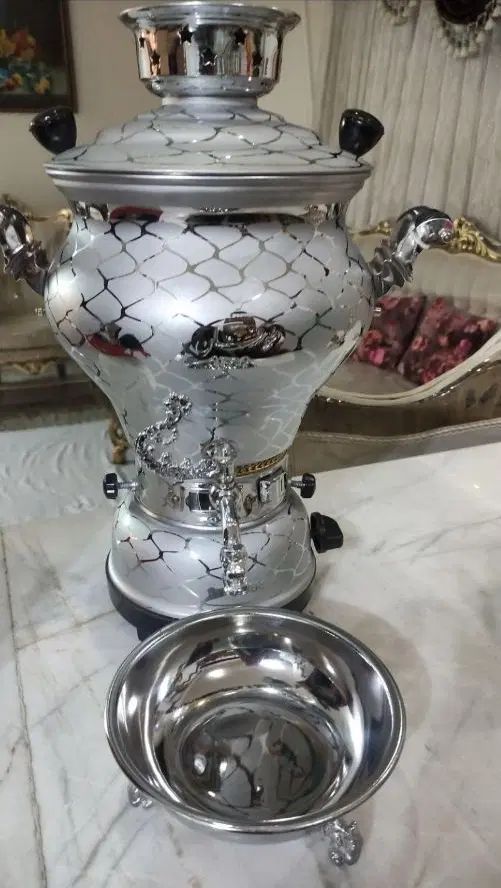 سماور گازی شش لیتری کاملا نو|سماور، چای‌ساز، قهوه‌ساز|تهران, سعادت‌آباد|دیوار