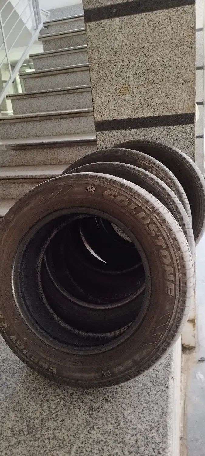 چهار حلقه لاستیک ۲۰۶ استوک سایز 185/65R14|قطعات یدکی و لوازم جانبی|رشت, چله خانه|دیوار