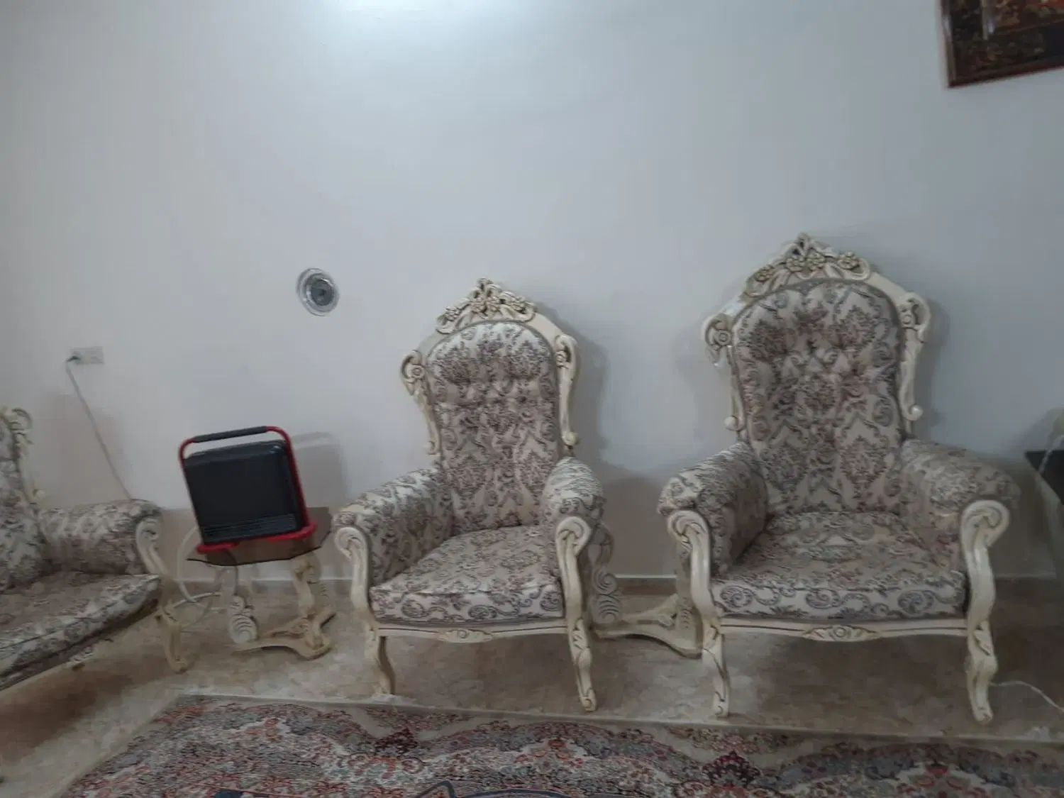 مبلمان سلطنتی ۹نفره|مبلمان خانگی و میز عسلی|مشهد, فارغ التحصیلان|دیوار