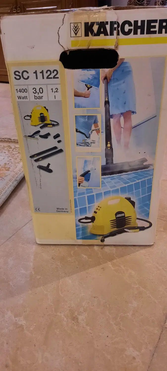 بخار شور کارچرsc1122اصل آلمان|جاروبرقی، جارو شارژی، بخارشو|تهران, حکیمیه|دیوار