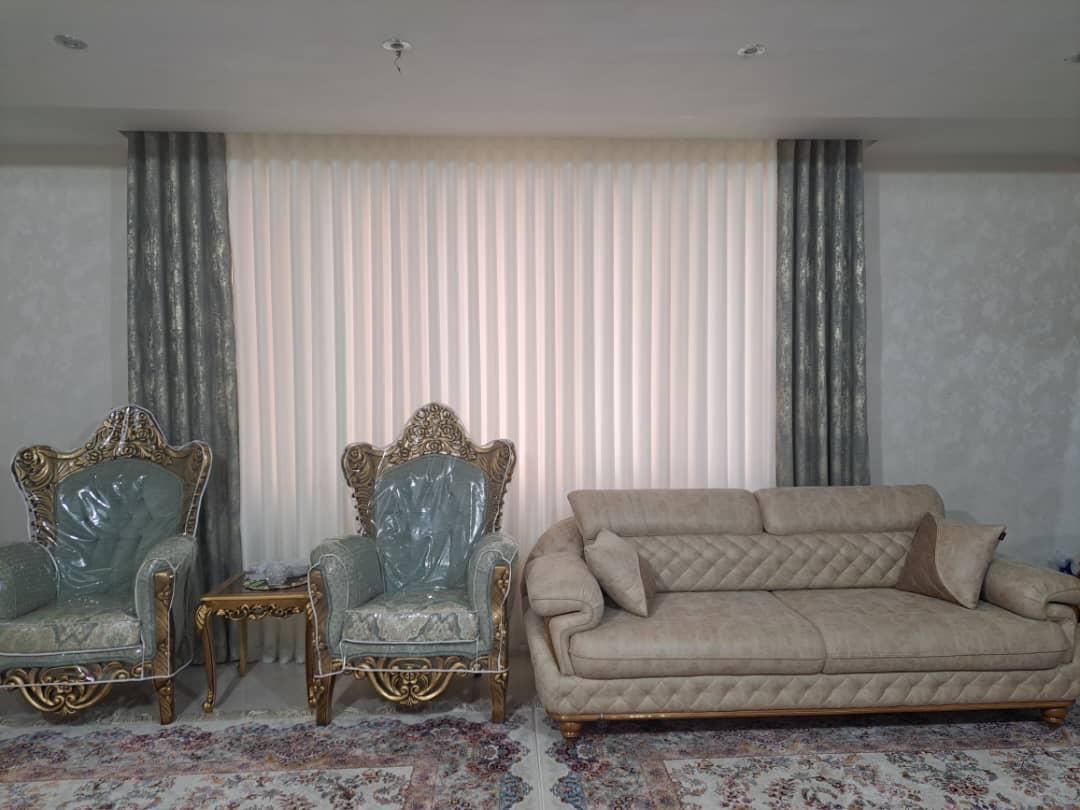 پرده (دوخت سریع و  بدون هزینه نصب )|پرده، رانر، رومیزی|بندرعباس, |دیوار