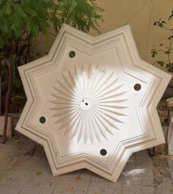 گچبری گل سقفی مدل ستاره ای|مصالح و تجهیزات ساختمان|مشهد, حجاب (شهرک غرب)|دیوار
